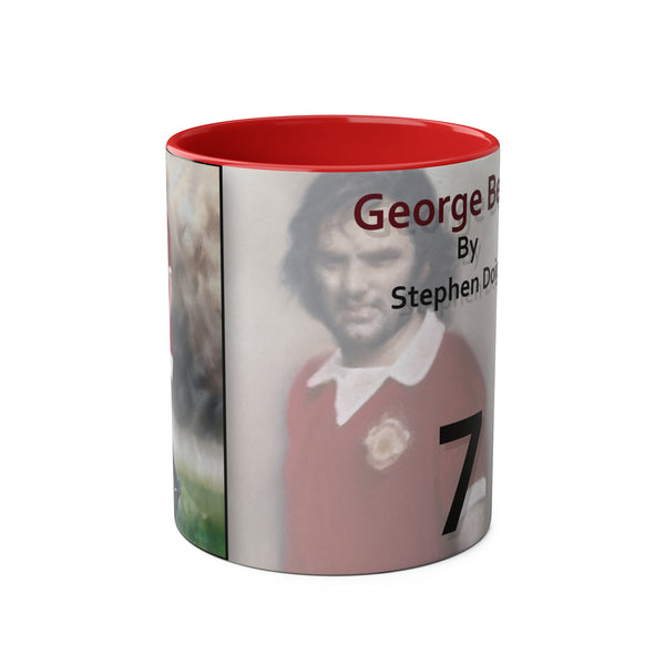 George Best - 7 - Two-Tone Coffee Mug, 11oz