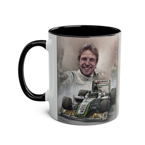 Jenson Button. World Champion 2009 - Two-Tone Coffee Mug, 11oz