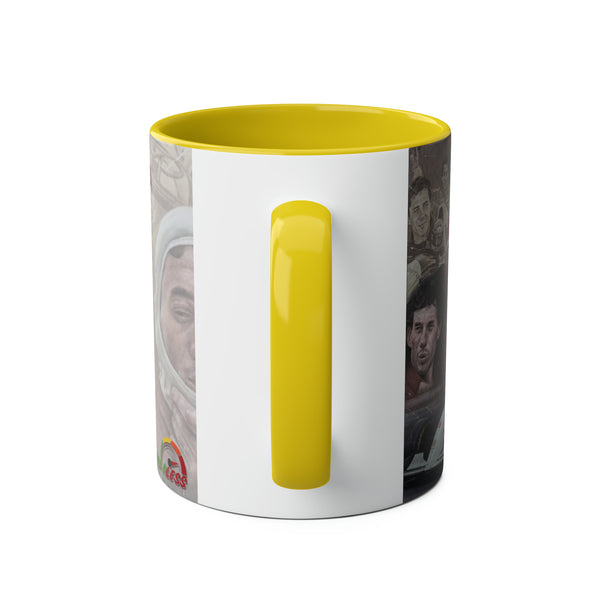 Ayrton Senna. Legend - Two-Tone Coffee Mug, 11oz