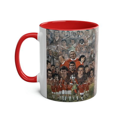 Man United. Legends - Two-Tone Coffee Mug, 11oz