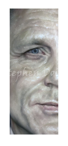 Daniel Craig - 007 - Eyecon   Ltd edition giclee print by Stephen Doig