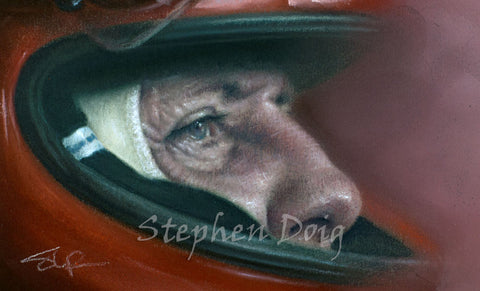 Michael Schumacher  original pastel artwork