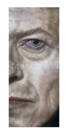David Bowie - Ashes To Ashes - Eyecon   Ltd edition giclee print by Stephen Doig