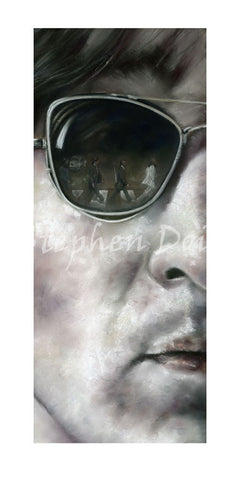 John Lennon - Abbey Road- Eyecon   Ltd edition giclee print by Stephen Doig
