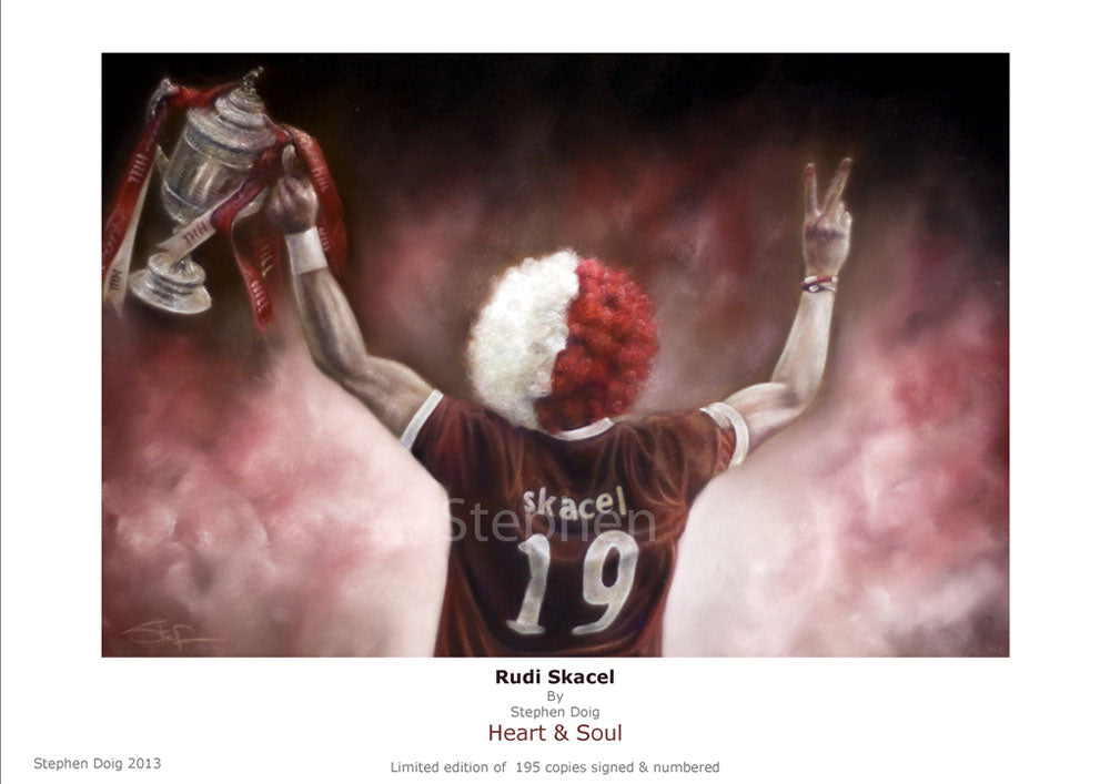 Rudy Skacel  Heart & Soul  Ltd edition giclee print by Stephen Doig